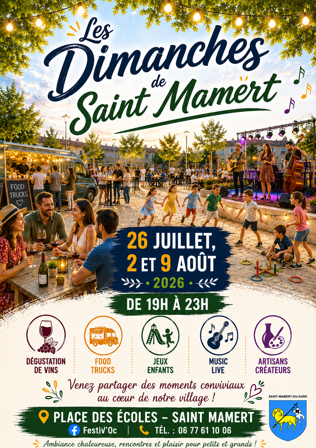 Affiche Les Dimanches de Saint-Mamert